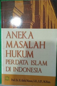 Image of Aneka Masalah Hukum Perdata Islam di Indonesia